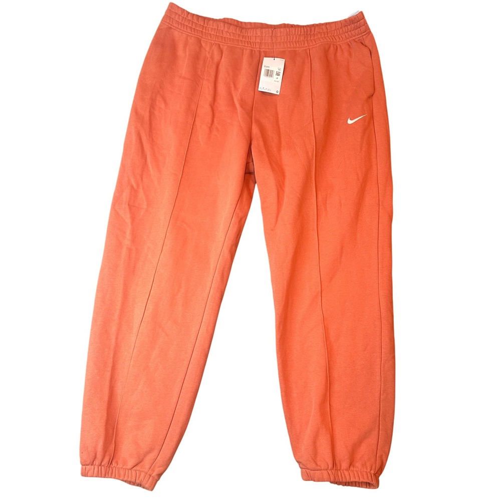 Nike Womens Sportswear XXL Essential Fleece Sweatpants Orange XXL BV4089-827